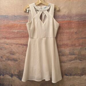 She + Sky White Dress